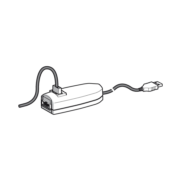 Programovací kabel USB/RS485, pro SD228P a kompaktní pohony ILP s připojením vodiči, délka 3,6 m. (VW3L1R402) image 1