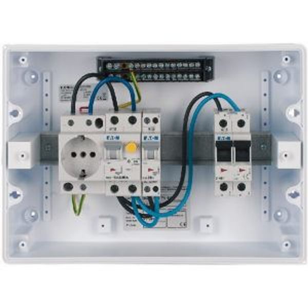 PV DBO 1-phase, 1x RCBO 1x MCB 1x HS 1x socket image 7