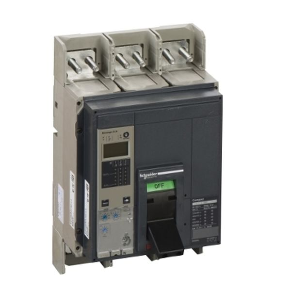 circuit breaker ComPact NS1250N, 50 kA at 415 VAC, Micrologic 2.0 A trip unit, 1250 A, fixed,3 poles 3d image 2