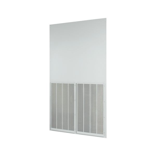 Rearwall, ventilated, HxW=2000x1100mm, IP42, grey image 5