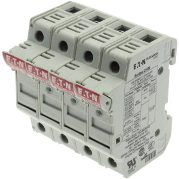 Fuse-holder, LV, 32 A, AC 690 V, 10 x 38 mm, 3P+N, UL, IEC, indicating, DIN rail mount image 28