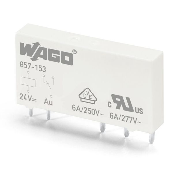 Basic relay Nominal input voltage: 12 VDC 1 changeover contact image 1