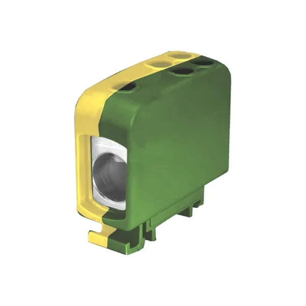 AL/CU universal rail-mounted terminal block ZGG1x70/4x16z-g yellow-green image 3