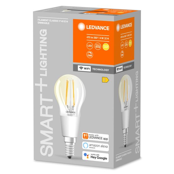 SMART+ WiFi Filament Mini Bulb Dimmable 40 4 W/2700 K E14 image 5