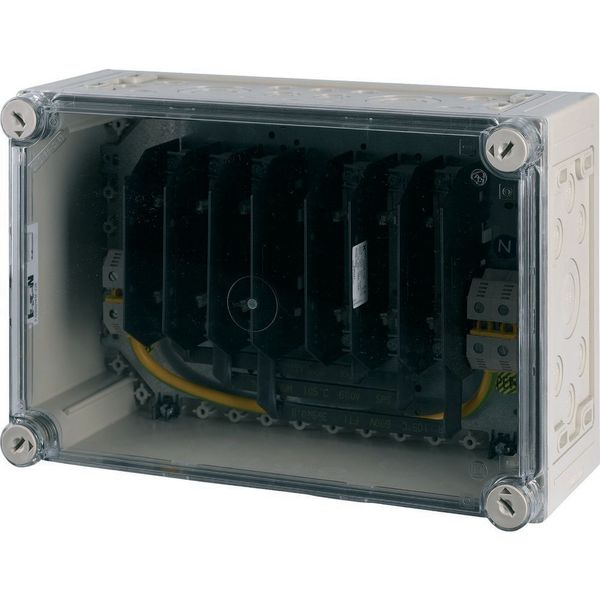 Fuse enclosure, 2x enclosure base 3p NH00 100A, HxWxD=250x375x150mm image 4