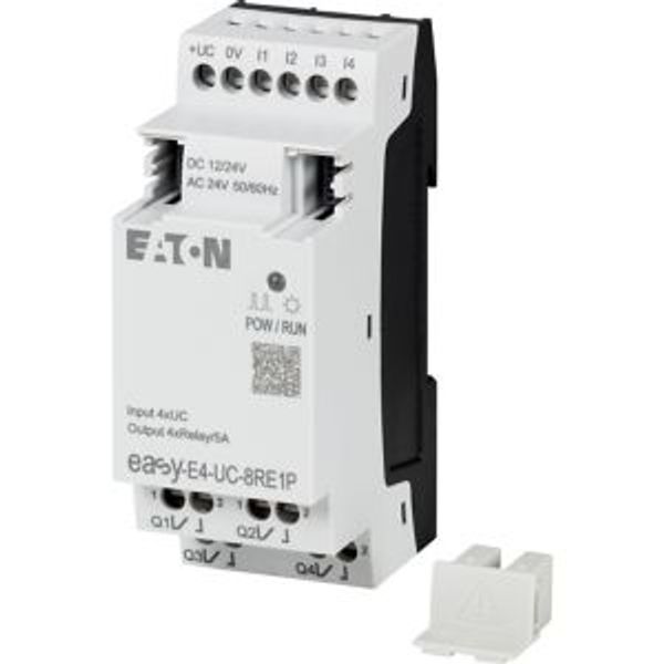 I/O expansion, For use with easyE4, 12/24 V DC, 24 V AC, Inputs/Outputs expansion (number) digital: 4, Push-In image 13
