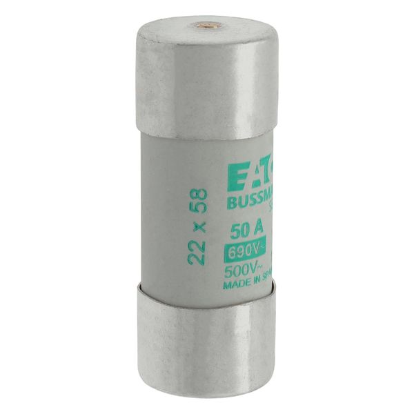 Fuse-link, LV, 50 A, AC 690 V, 22 x 58 mm, aM, IEC, with striker image 20