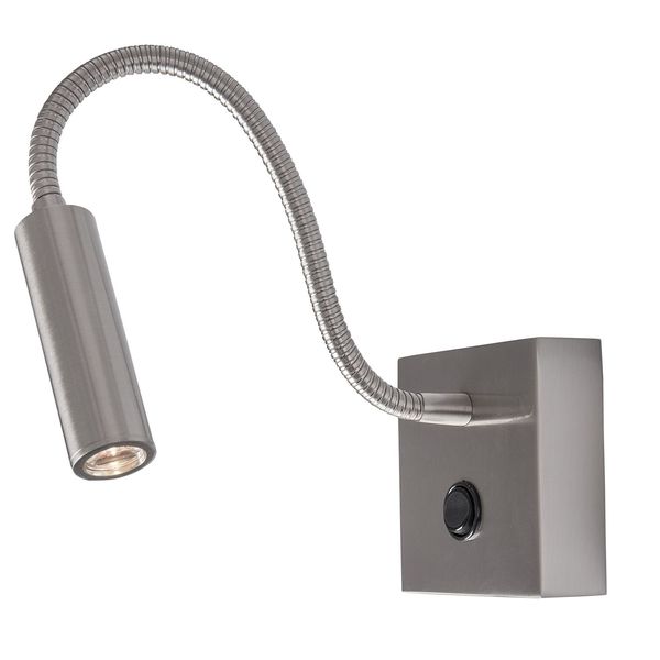 Chrome Aluminium Adjustable Switch On/Off LED Samsung 3 Watt 190Lm 3000K IP20 L: 32 W: 8 H: 8 cm image 1