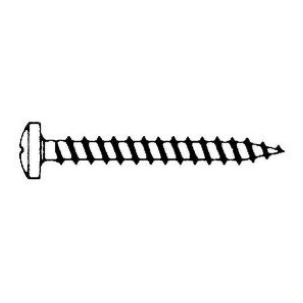 Chipboard screw, panhead, SCR-PANHD-WO-Z2-(A2K)-4x40mm image 1