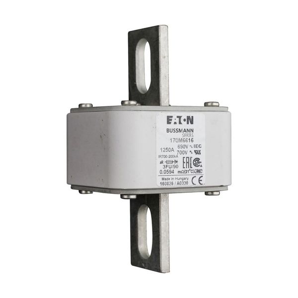 Fuse-link, high speed, 1500 A, AC 690 V, size 3, 76 x 92 x 135 mm, aR, IEC, UL image 6