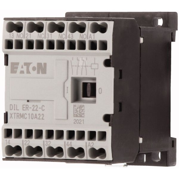 Contactor relay, 48 V 50 Hz, N/O = Normally open: 2 N/O, N/C = Normally closed: 2 NC, Spring-loaded terminals, AC operation image 3