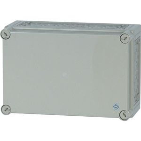 Insulated enclosure, +knockouts, RAL7035, HxWxD=250x375x175mm image 4