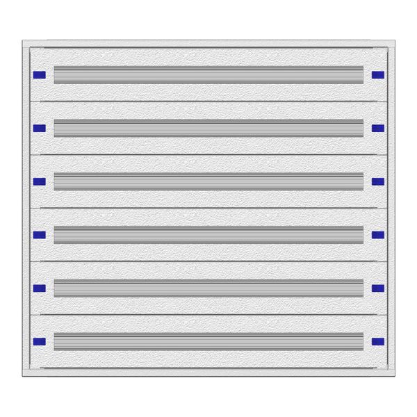 Flush-mounted distribution board 4U-18L,H:915 W:1030 D:250mm image 1