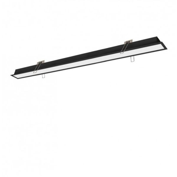 Linear Recessed L1140 4000K Black Sasa image 1