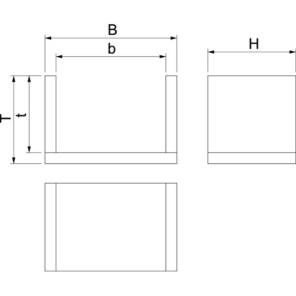 ZSE90-35-17 L Strain relief for vertical cable routing 400x200x200 image 2