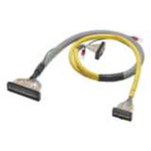 I/O connection cable, with shield connection, MIL40 to 2 x MIL20 for G XW2Z8032M image 3