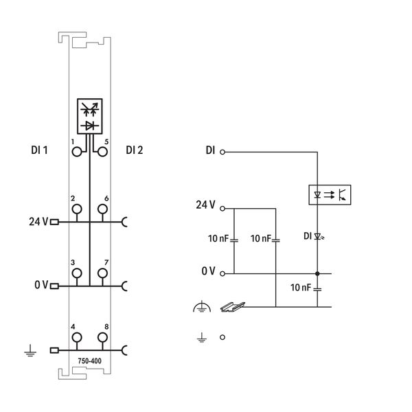 2-channel digital input 24 VDC 3 ms light gray image 5