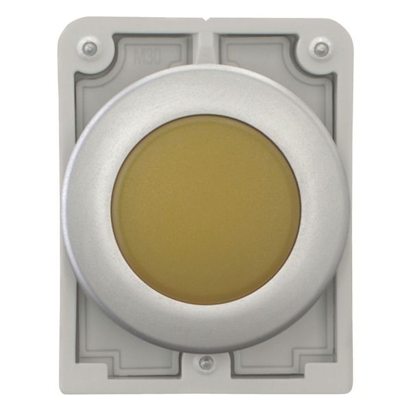 Indicator light, RMQ-Titan, Flat, yellow, Metal bezel image 3