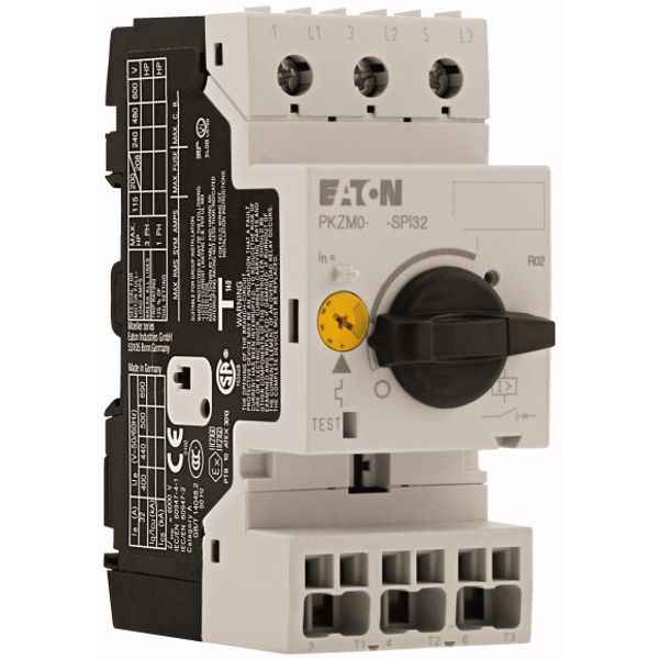 Motor-protective circuit-breaker, 0.12 kW, 0.4 - 0.63 A, Feed-side screw terminals/output-side push-in terminals, MSC image 3