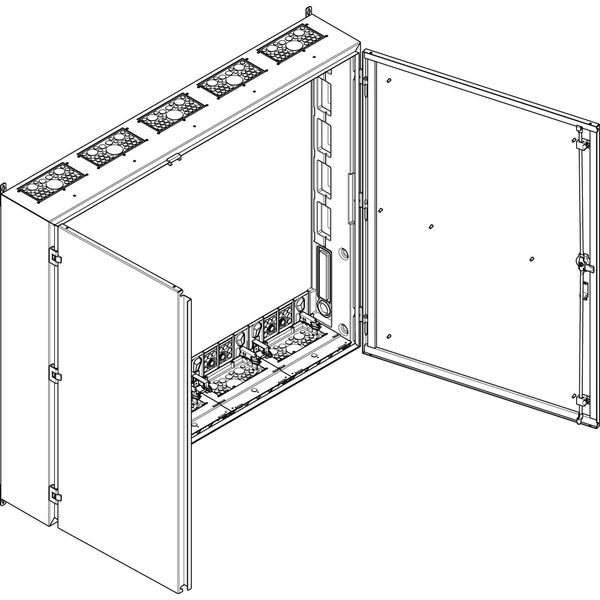 Wallcab.Cl.II IP54 WxHxD 1300x1102x225mm image 1