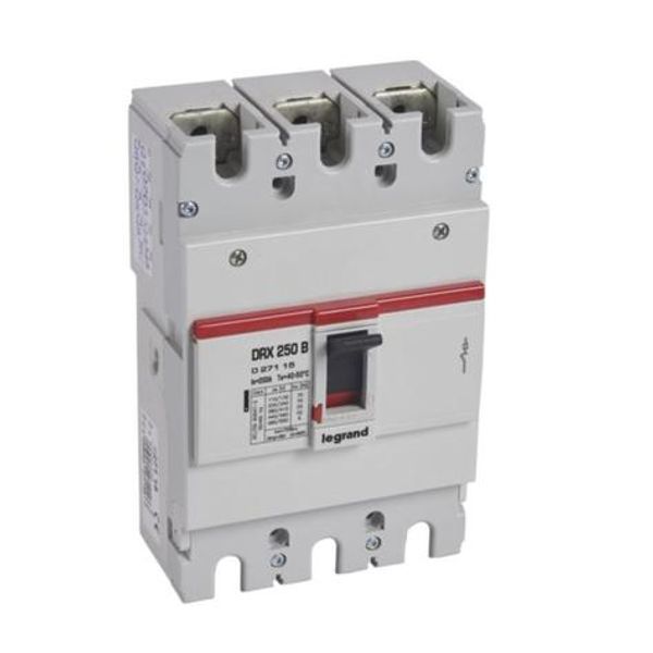 MCCB - DRX 250 - thermal magnetic - Icu 25 kA - 415 V~ - 3P - In 200 A image 1