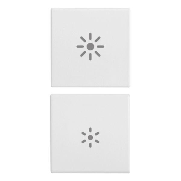 2 half buttons 1M regulation symbol whit image 1