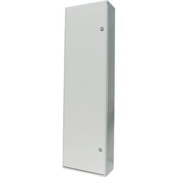 White floor standing distribution board with three-point turn-lock, W = 600 mm, H = 1760 mm, D = 300 mm image 2