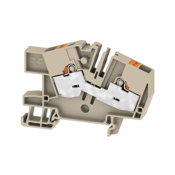 Multi level installation terminal block, PUSH IN, 6 mm², 800 V, 41 A,  image 1