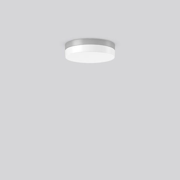 FLAT SLIM round, 12 W, 1000 lm, 830, silver, Phase-cut Ceiling and wal image 1