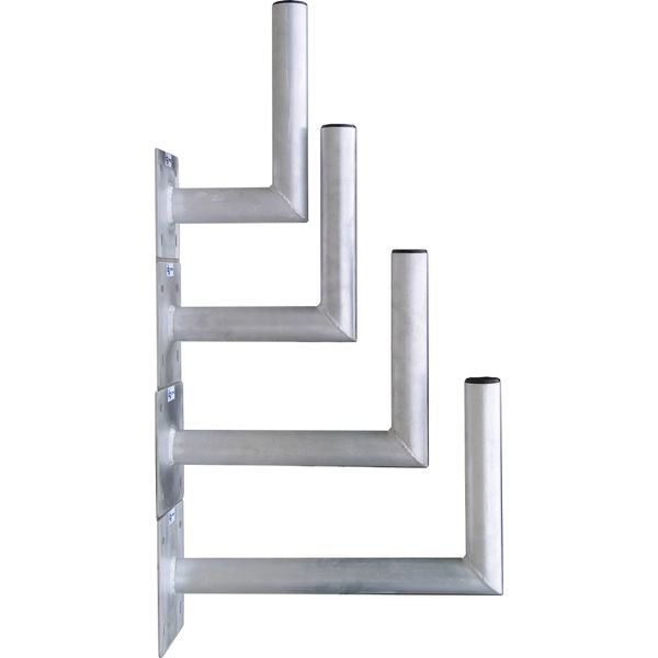 SAT Wall Mount,Walldist.=450mm,H=250mm,175x175mm,DM=50mm,Alu image 3