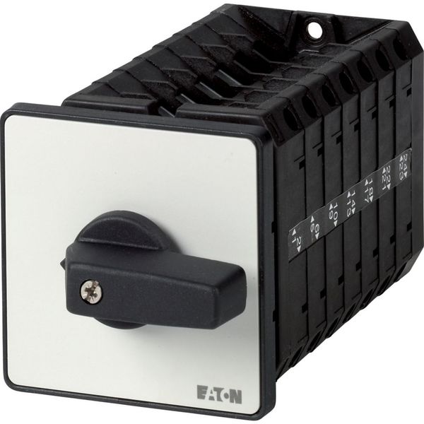 Step switches, T5B, 63 A, flush mounting, 7 contact unit(s), Contacts: 8, 45 °, maintained, Without 0 (Off) position, 1-8, Design number 182 image 3