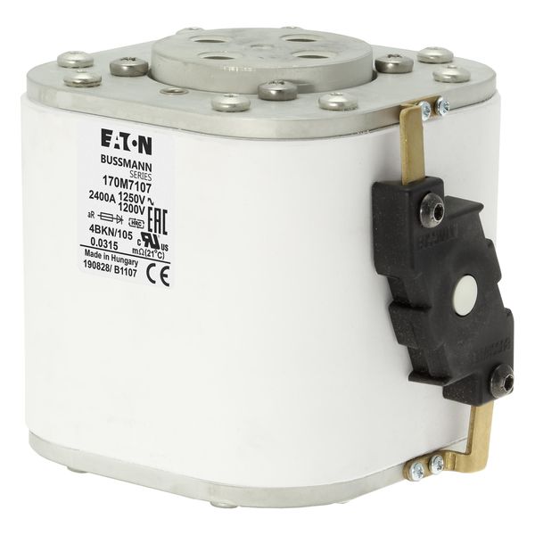 Fuse-link, high speed, 2400 A, AC 1250 V, size 4, 105 x 120 x 110 mm, aR, IEC, single indicator image 9