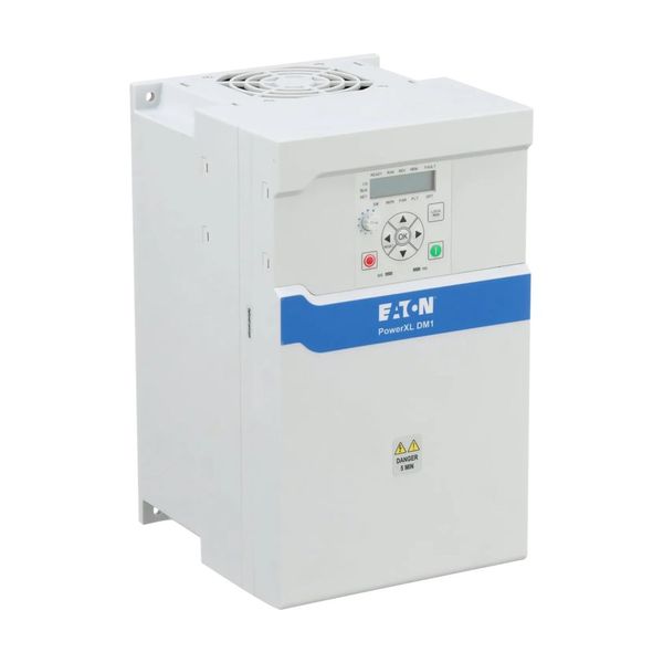 Variable frequency drive, 600 V AC, 3-phase, 22 A, 15 kW, IP20/NEMA0, Radio interference suppression filter, 7-digital display assembly, Setpoint pote image 29