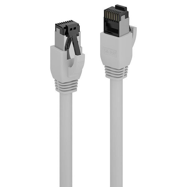 1.5m Cat.8.1 S/FTP LSZH Cable, Grey RJ45, M/M, 2000MHz, Copper, 26AWG image 1