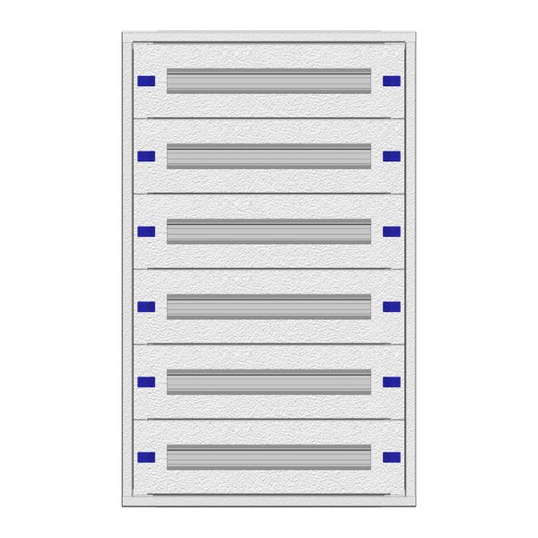 Wall-mounted distribution board 2A-18K, H915W590D100mm flat image 1