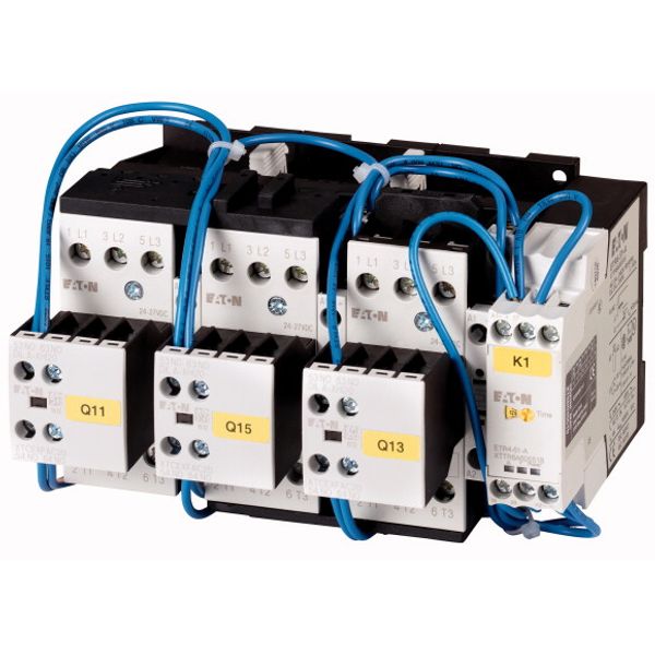 Star-delta contactor combination, 380 V 400 V: 22 kW, 24 V DC, DC operation image 1