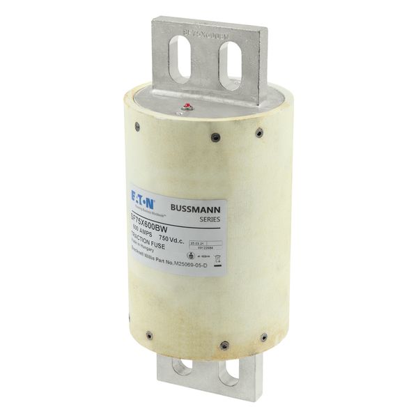 600A  750V dc SEMI-CONDUCTOR FUSE image 12