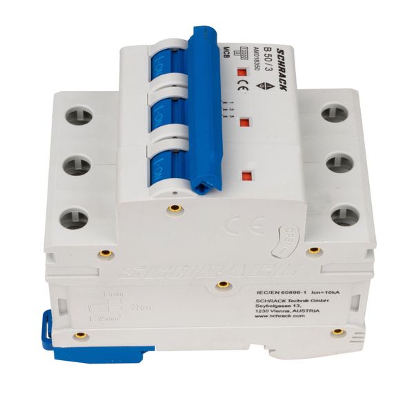 Miniature Circuit Breaker (MCB) AMPARO 10kA, B 50A, 3-pole image 6