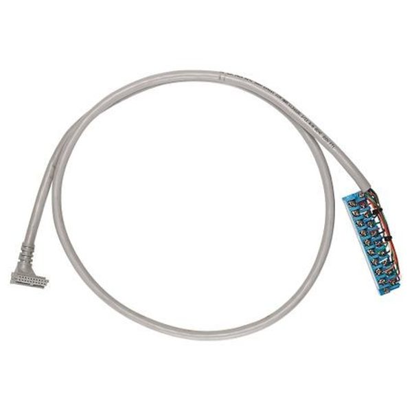 Allen-Bradley 1492-ACAB025EA69 Prewired Cable for 1769-IF8 (S-ended voltage) Analog input, 20 conductors, #22 AWG, shielded, w/Two 1769-RTBN18 connectors & AIFM 25-Pin D-shell connector, length 2.5 meter (8.2 feet) image 1