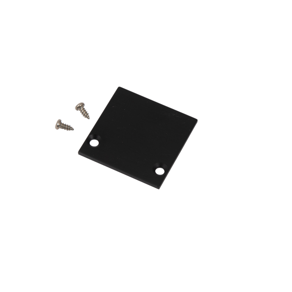 End Cap w/o hole for Suspended Profile 35x35mm IP20 Black image 1