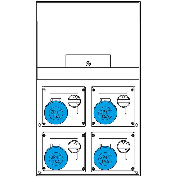 SURF.MOUNT.DISTRIBUTION ASSEMBLY DOMINO image 4