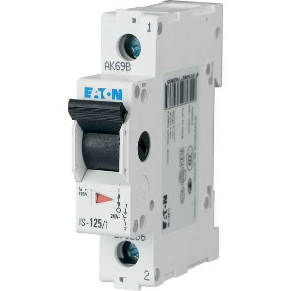 Main switch, 240/415 V AC, 100A, 1-pole image 1