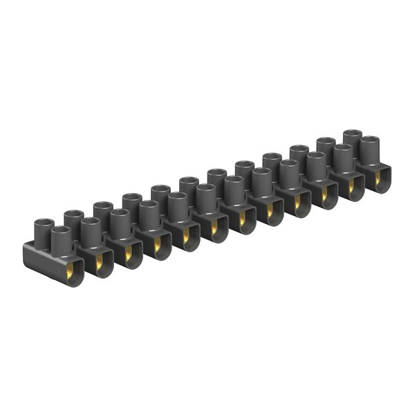 74 CE SW/EKL 1 S  Chandelier terminal block 6.0mm2, black Polypropylene image 1