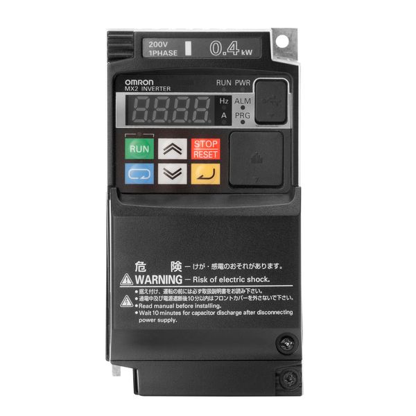 3G3MX2 inverter drive, 2.2/3.0 kW (HD/ND), 11.0/12.0 A (HD/ND), 200 VA 3G3M9275B image 2