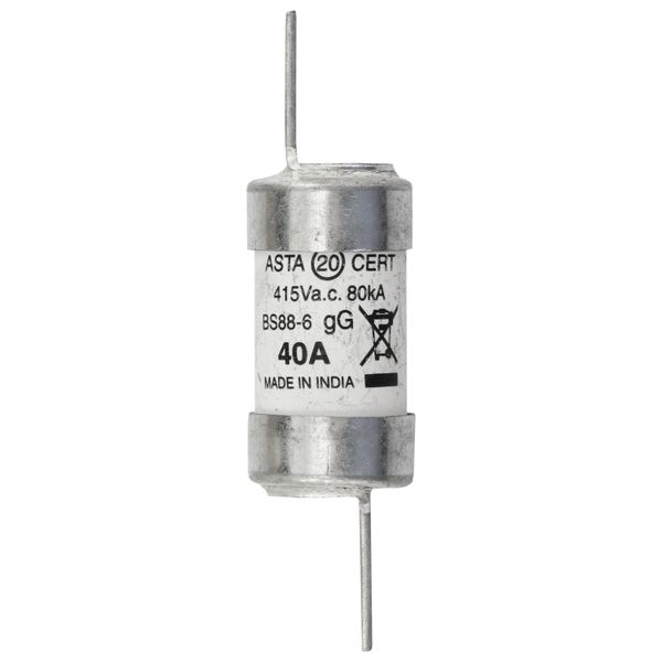 Fuse-link, LV, 40 A, AC 415 V, BS88/F2, 18 x 68 mm, gL/gG, BS image 32