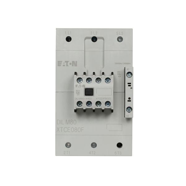 Contactor, 380 V 400 V 37 kW, 2 N/O, 2 NC, 230 V 50/60 Hz, AC operation, Screw terminals image 13