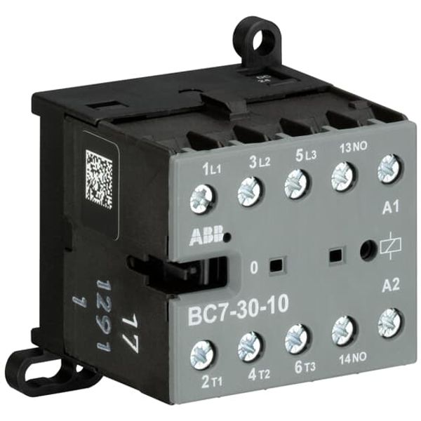 BC7-30-10-2.4-51 Mini Contactor 17 ... 32 V DC - 3 NO - 0 NC - Screw Terminals image 2