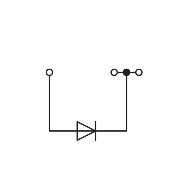 Component terminal block 3-conductor with diode 1N5408 gray image 4