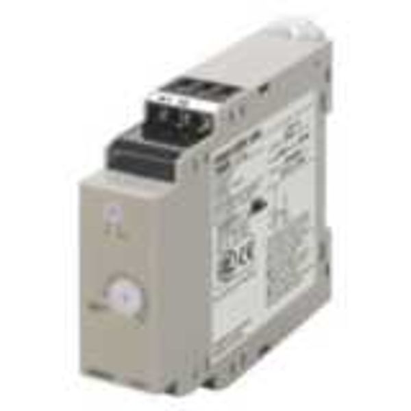Timer, DIN rail mounting, 22.5mm, power off-delay, 0.1-12s, SPDT, 5 A, image 1