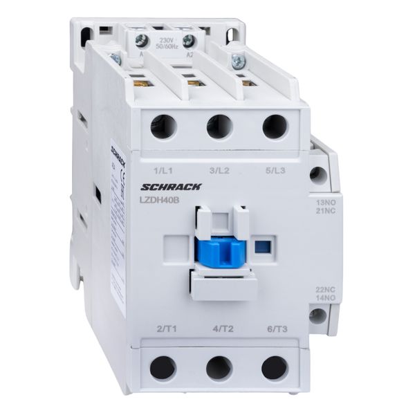 Contactor 3-pole, CUBICO High, 18,5kW, 40A, 1NO+1NC, 230VAC image 5